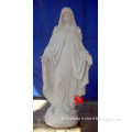 Large White Marble Virgin Mary Garden Statues